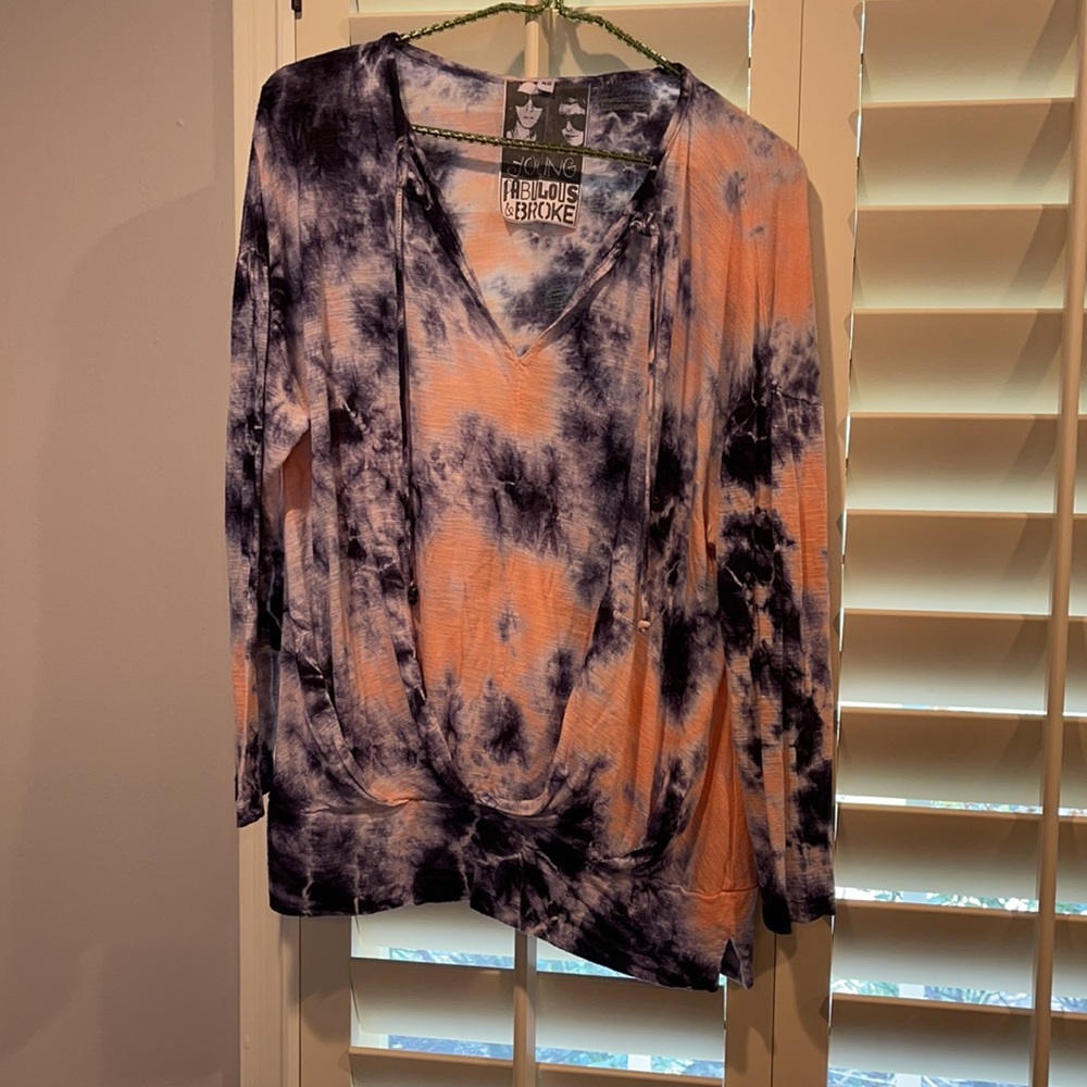 Young Fabulous & Broke tie dye top. Darling!